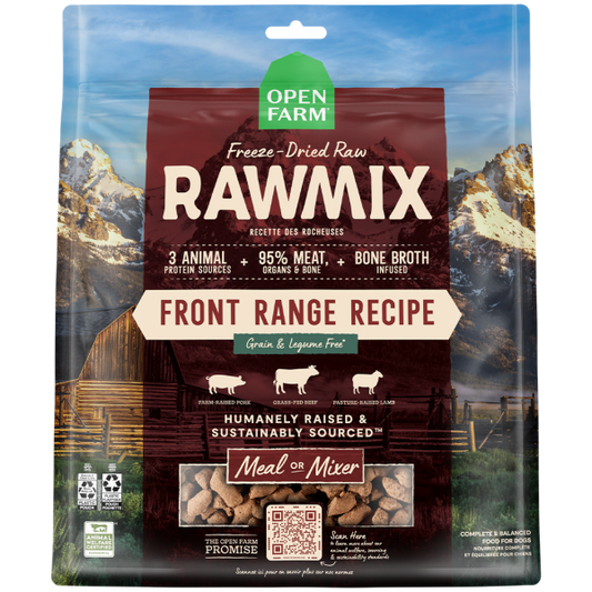 Open Farm - Freeze-Fried Raw - Rawmix - Pork & Beef & Lamb Recipe - 13.5oz