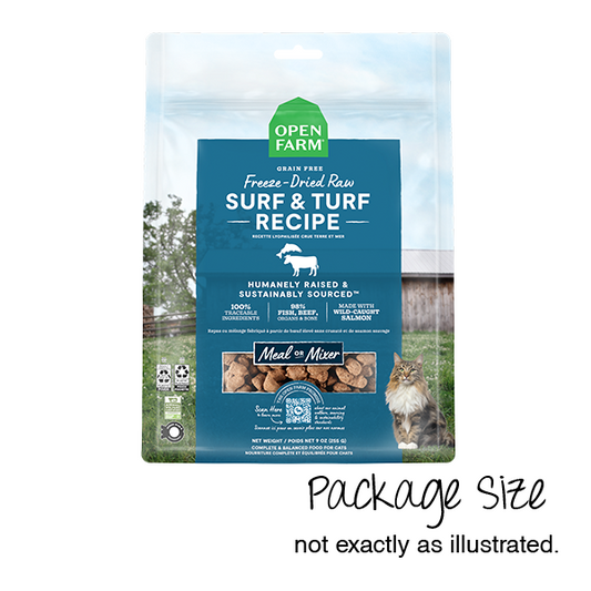 Open Farm - Cat Freeze-Dried Raw Surf & Turf Morsels - 3.5oz