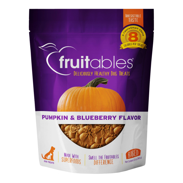Fruitables - Dog Crunchy Treats Pumpkin & Blueberry - 340g