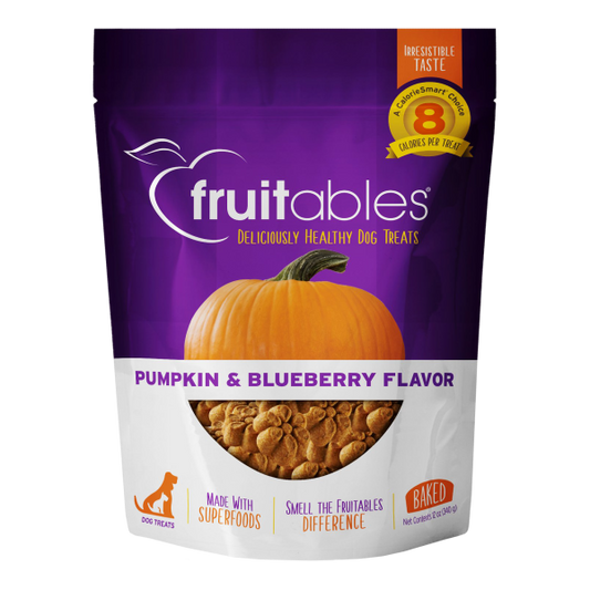 Fruitables - Dog Crunchy Treats Pumpkin & Blueberry - 340g