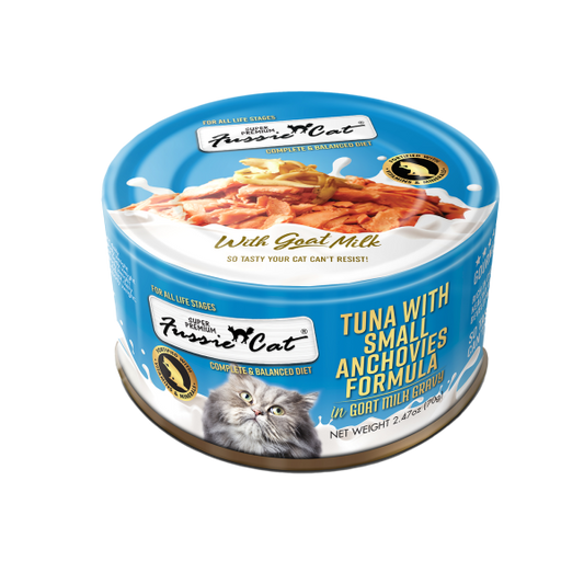 Fussie Cat-Tuna with Small Anchovies in Goat Milk-2.47oz