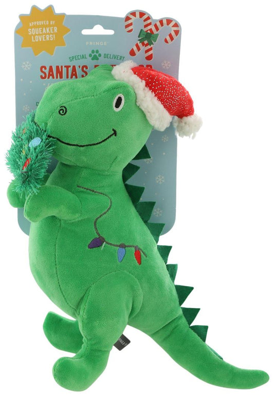 Fringe - Christmas Dog Toy - Santa's Pet Shop - Dinosaur