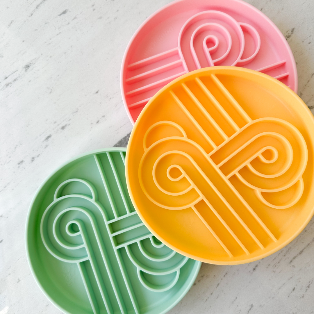 Ollie B Good - Zoomies Slow Feed Bowl - Strawberry