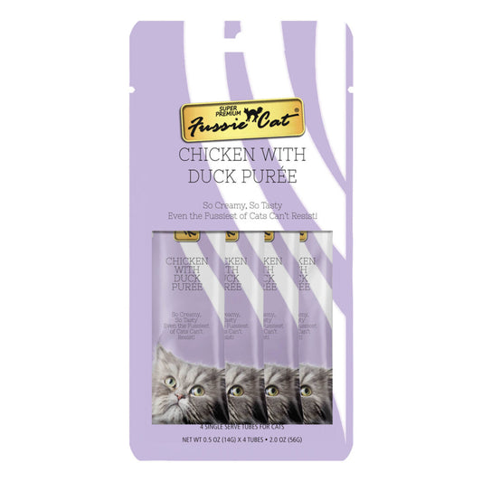 Fussie Cat Treat-Chicken with Duck Entree-14g