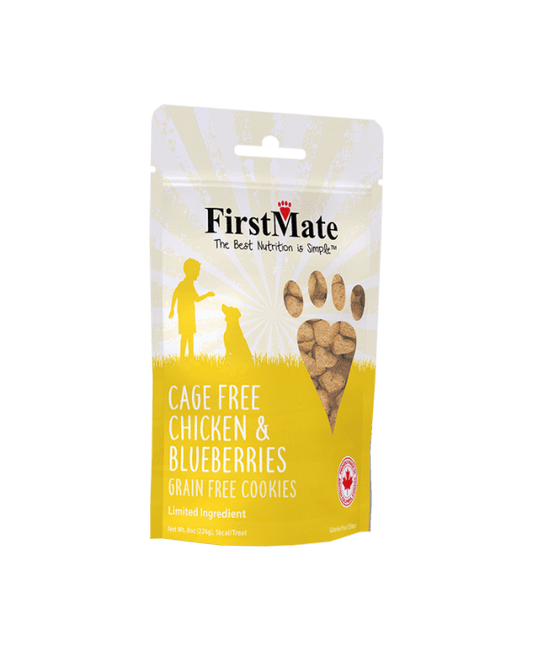 FirstMate - Dog Treat - Chicken Meal & Blueberries - 8oz