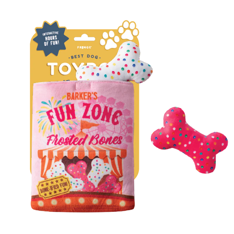 Fringe Studio-Hide & Seek Dog Toy-Interactive-Fun Zone Bones