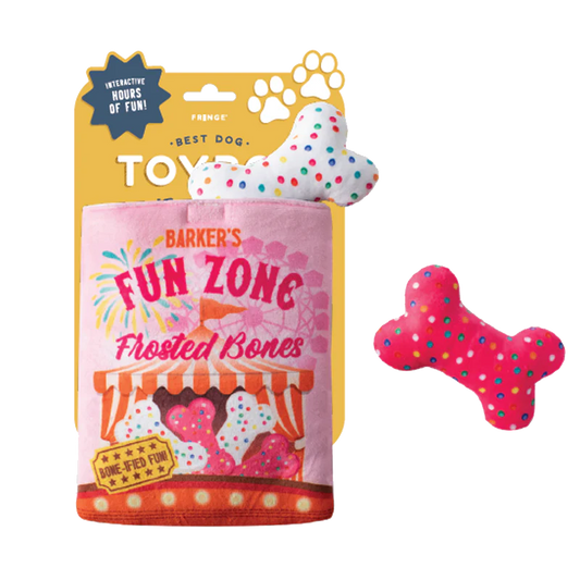 Fringe Studio-Hide & Seek Dog Toy-Interactive-Fun Zone Bones