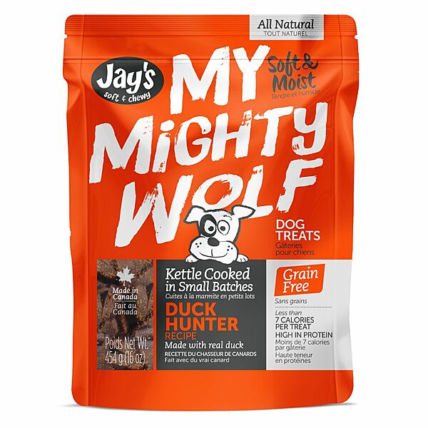 Jay’s -  My Mighty Wolf - Dog Treat - Duck Hunter - 454g