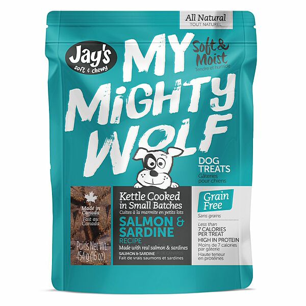 Jay’s - My Mighty Wolf - Dog Treat - Salmon & Sardine - 454g