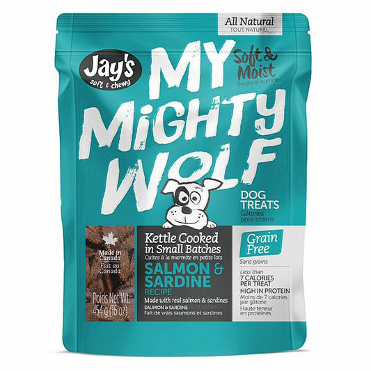 Jay’s - My Mighty Wolf - Dog Treat - Salmon & Sardine - 454g