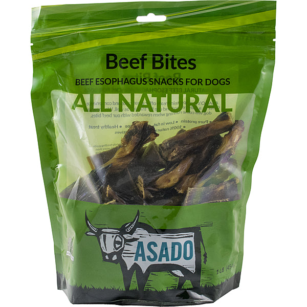 Asado - Dog Treats - Beef Bites Esophagus - 1lb