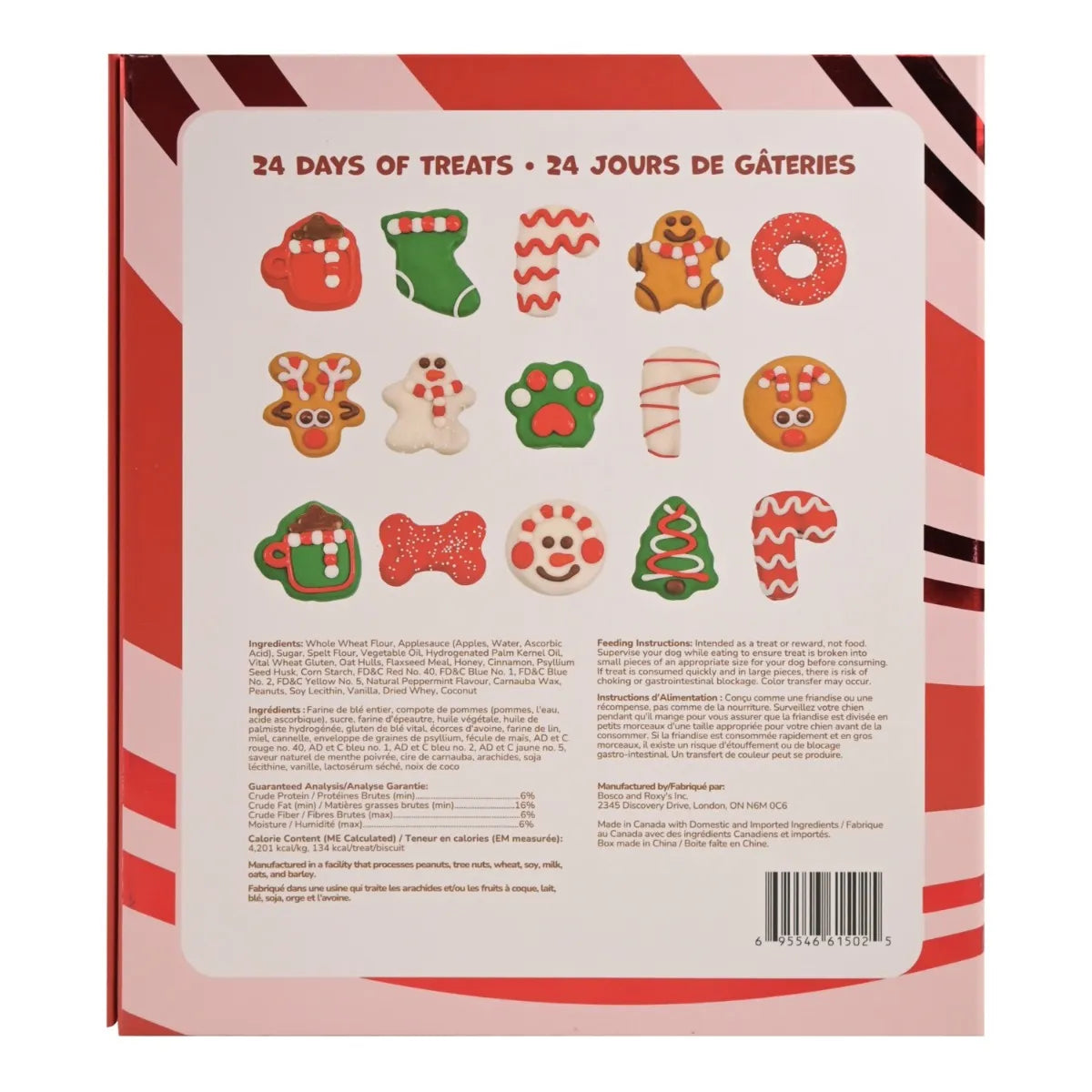 Bosco & Roxy - Advent Calendar - Candy Cane Countdown - Musical