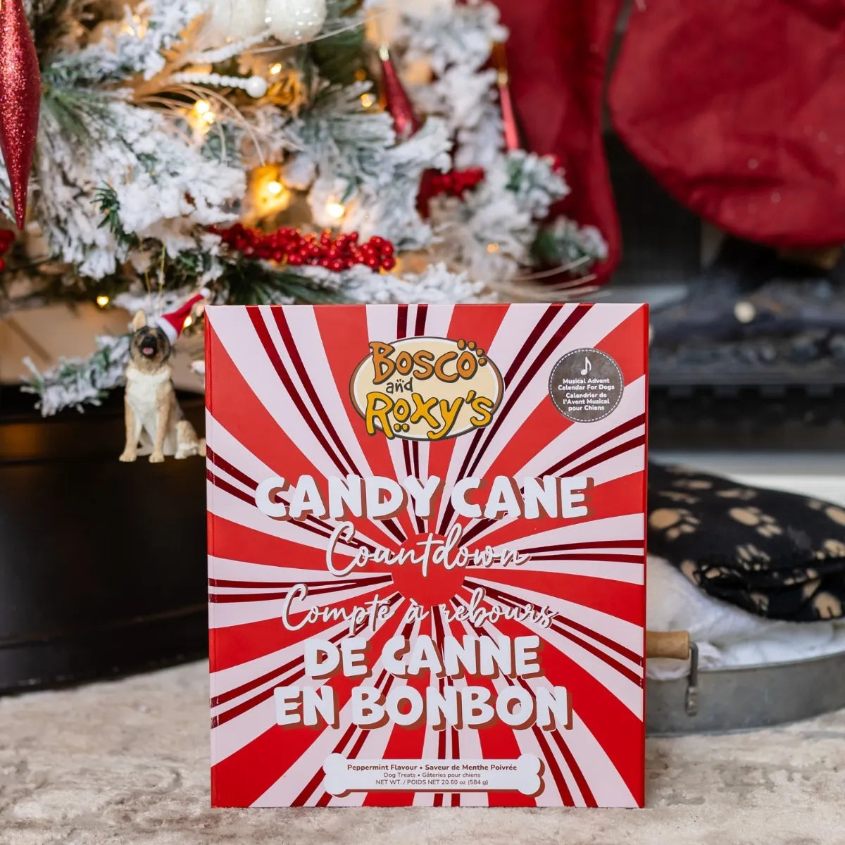 Bosco & Roxy - Advent Calendar - Candy Cane Countdown - Musical