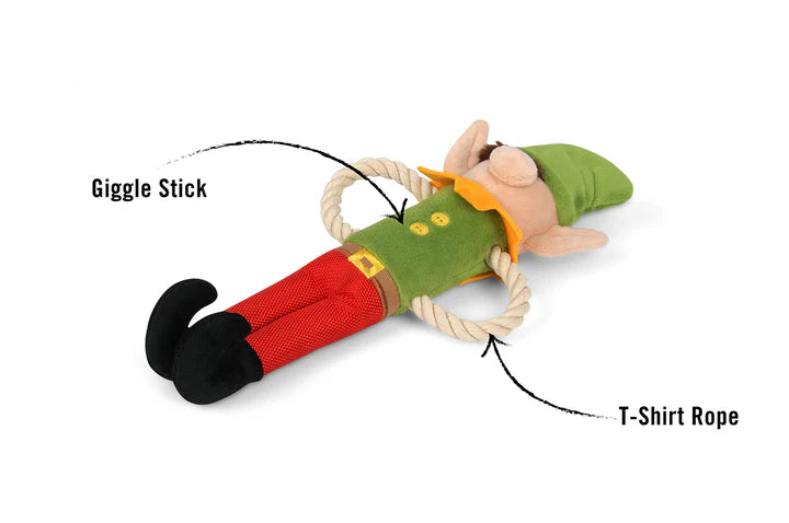 Play - Christmas Dog Toy - Santa's Little Elf