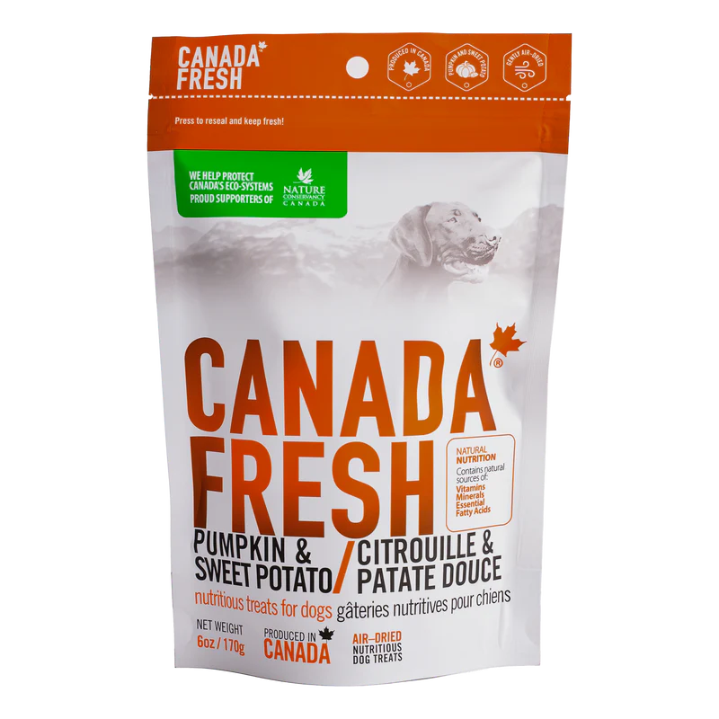 Canada Fresh - Dog Treat - Pumpkin & Sweet Potato - 6 oz