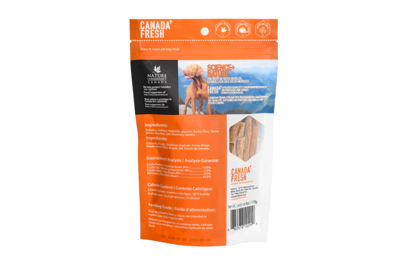 Canada Fresh - Dog Treat - Pumpkin & Sweet Potato - 6 oz