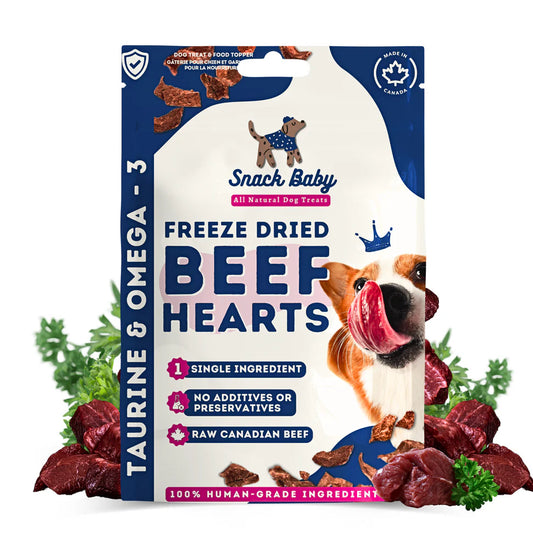 Snack Baby - Dog Treat - Beef Hearts