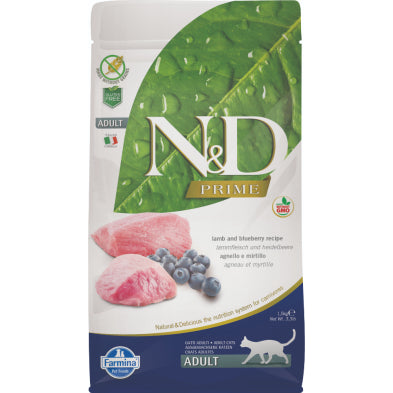 FARMINA N&D PRIME Cat Lamb & Blueberry 5kg