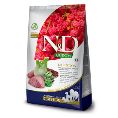 FARMINA N&D - Dog Food - QUINOA DIGESTION Lamb Med/Maxi 2.5kg