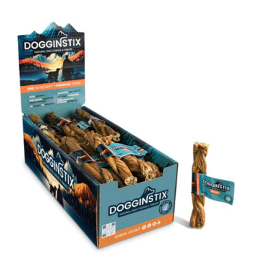 Dogginstix - Dog Chew - Braided Beef Tripe - 6"