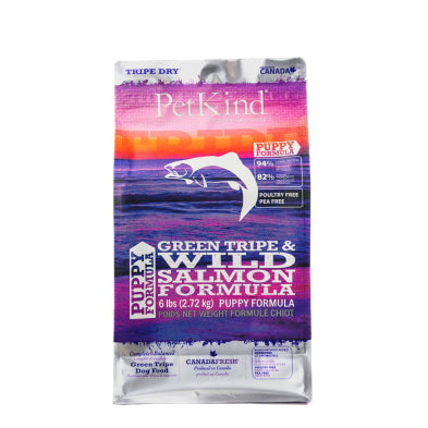 PetKind - Puppy Food - Green Tripe & Wild Salmon - 25LB