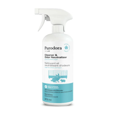 Purodora Lab-Cleaner & Odor Neutralizer-Small Animal Cage-Apple & Lavender