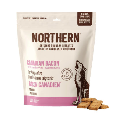 Northern Dog Biscuit - Dog Treat - Canadian Bacon - 500g