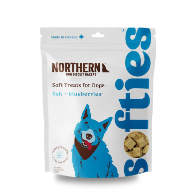 Northern Dog Biscuit - Dog Treat - Softies - Fish and Blueberries - 170g