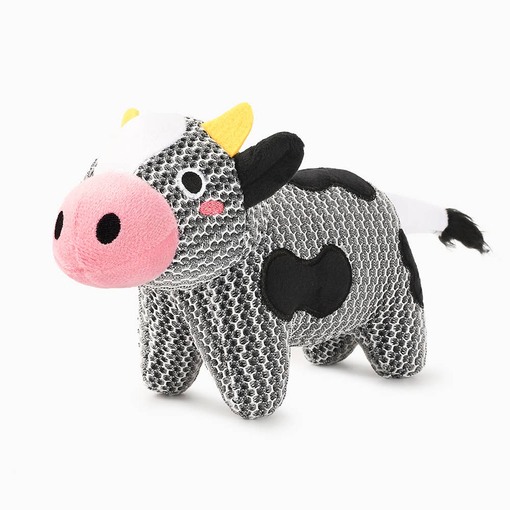 HugSmart Pet - Dog Toy - Farm Friendz - Cow