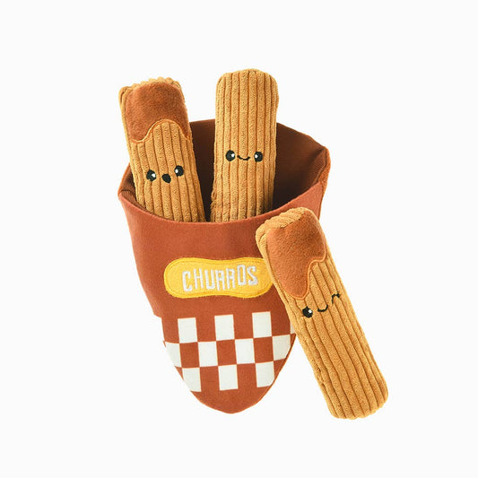 HugSmart Pet - Dog Toy - Food Party - Churros - Interactive