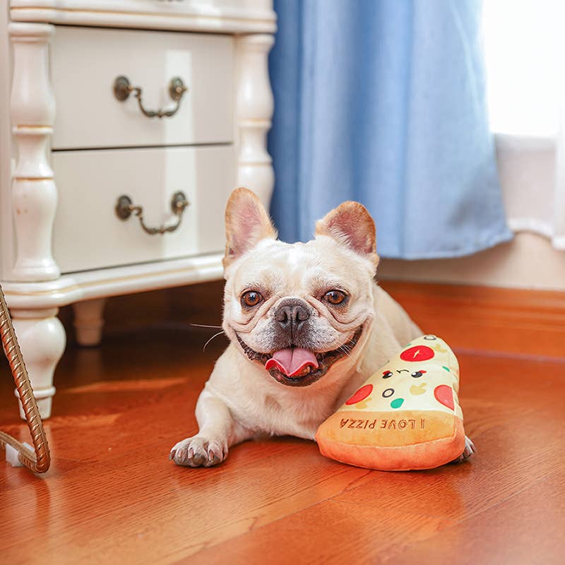 HugSmart Pet - Dog Toy - Food Party - Pizza