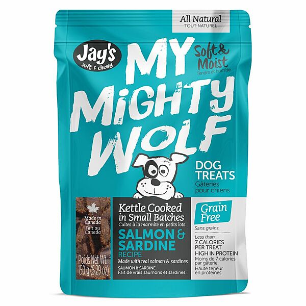 Jay’s - My Mighty Wolf - Dog Treat - Salmon & Sardine - 150g