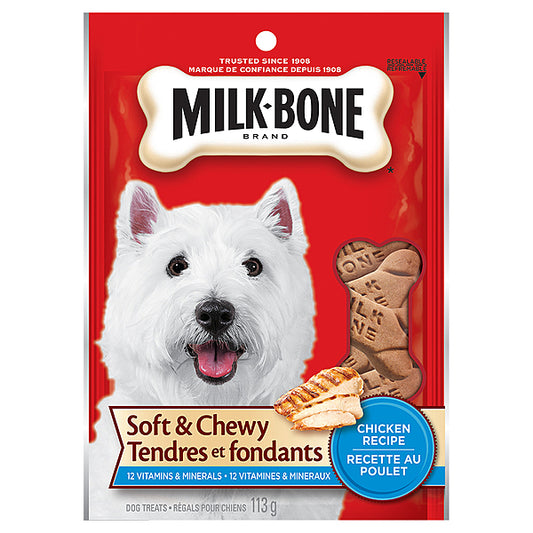 Milkbone Soft & Chewy Chicken - 113GM