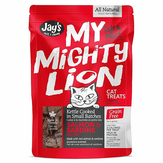 Jay's - My Mighty Lion - Cat Treat - Salmon & Sardine -