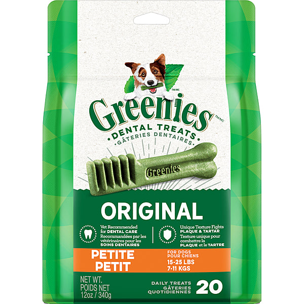 Greenies - Dental Treats - Petite - 20 Count - 12oz