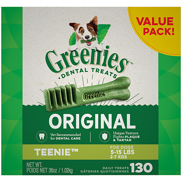 Greenies - Dental Treats - Teenie - 130 Count - 36oz
