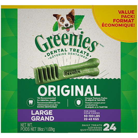 Greenies - Dental Treats - Large - 24 Count - 36oz