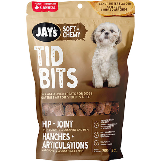 Jay's - Dog Treat - Tid Bits - Hip & Joint - Peanut Butter - 200g