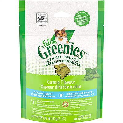 Greenies - Cat Dental Treat - Catnip - 2.1oz