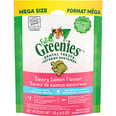 Greenies - Cat Dental Treat - Savory Salmon - 4.6oz