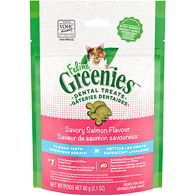 Greenies - Cat Dental Treat - Savory Salmon - 2.1oz