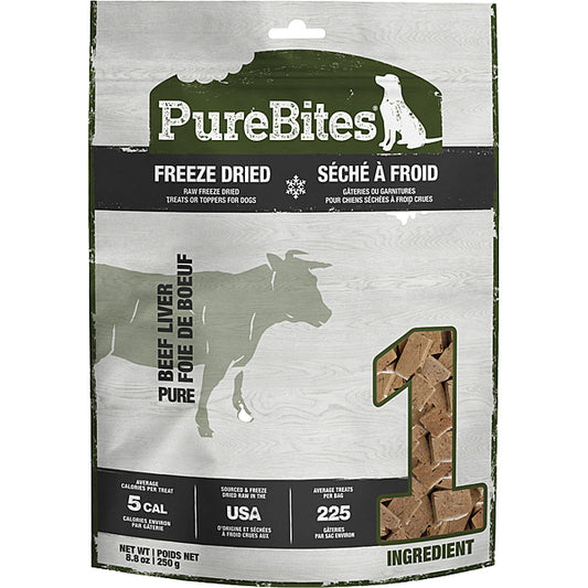 Pure Bites - Dog Treats - Freeze Dried Beef Liver - 250g