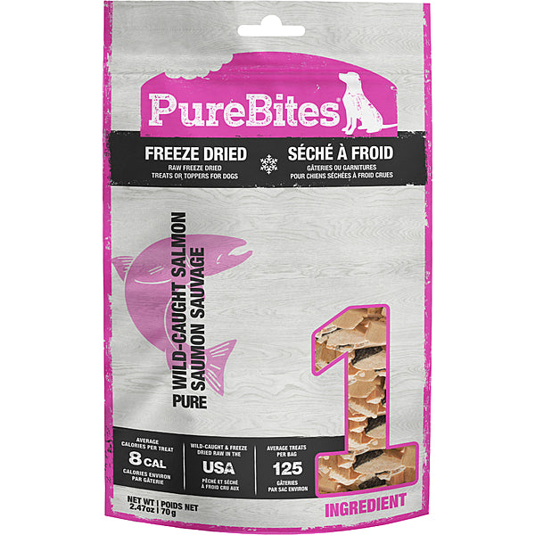 Pure Bites - Dog Treat - Freeze Dried Salmon - 70g