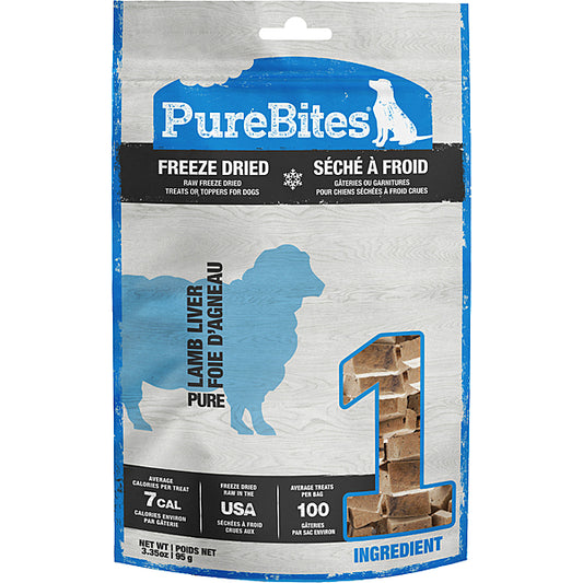 Pure Bites - Dog Treat - Freeze Dried Lamb - 95g