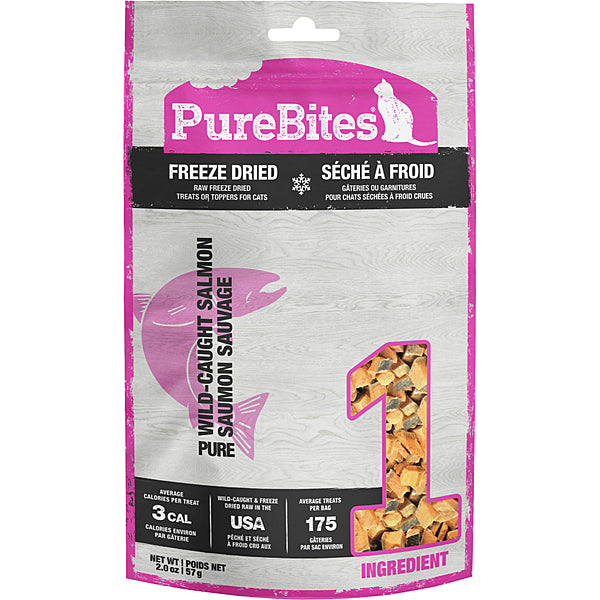 Pure Bites - Cat Treat - Freeze Dried Salmon - 57g