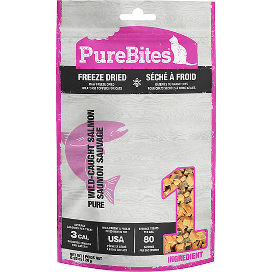 Pure Bites - Cat Treat - Freeze Dried Salmon - 26g
