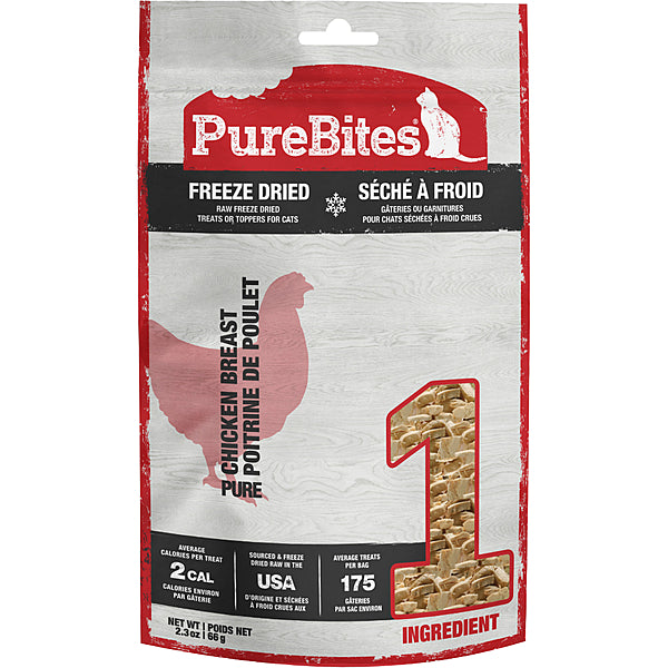 Pure Bites - Cat Treat - Freeze Dried Chicken Breast - 66g