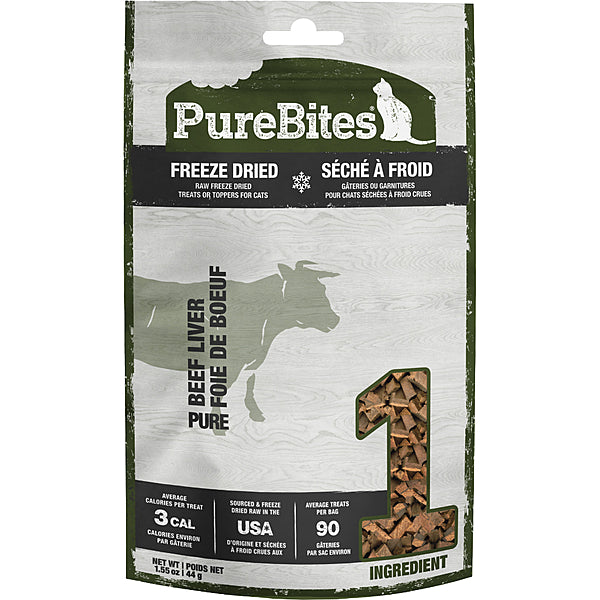Pure Bites - Cat Treat - Freeze Dried Beef Liver - 44g