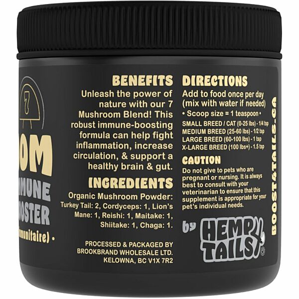 7 Mushroom Blend- Boost 4 Tails-Immune Booster
