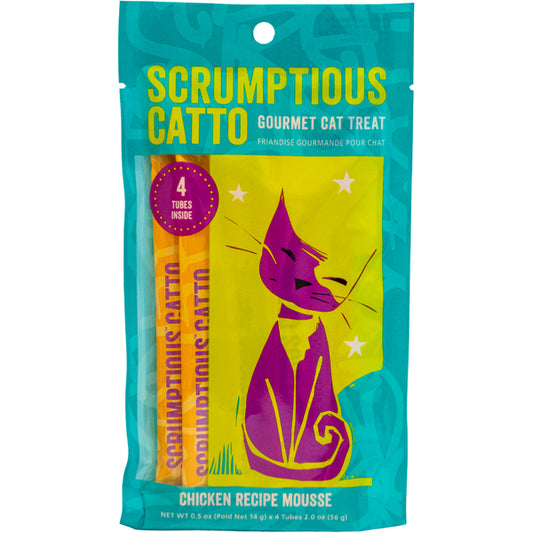 Scrumptious Catto - Cat Treat Tubes - Chicken - 2oz
